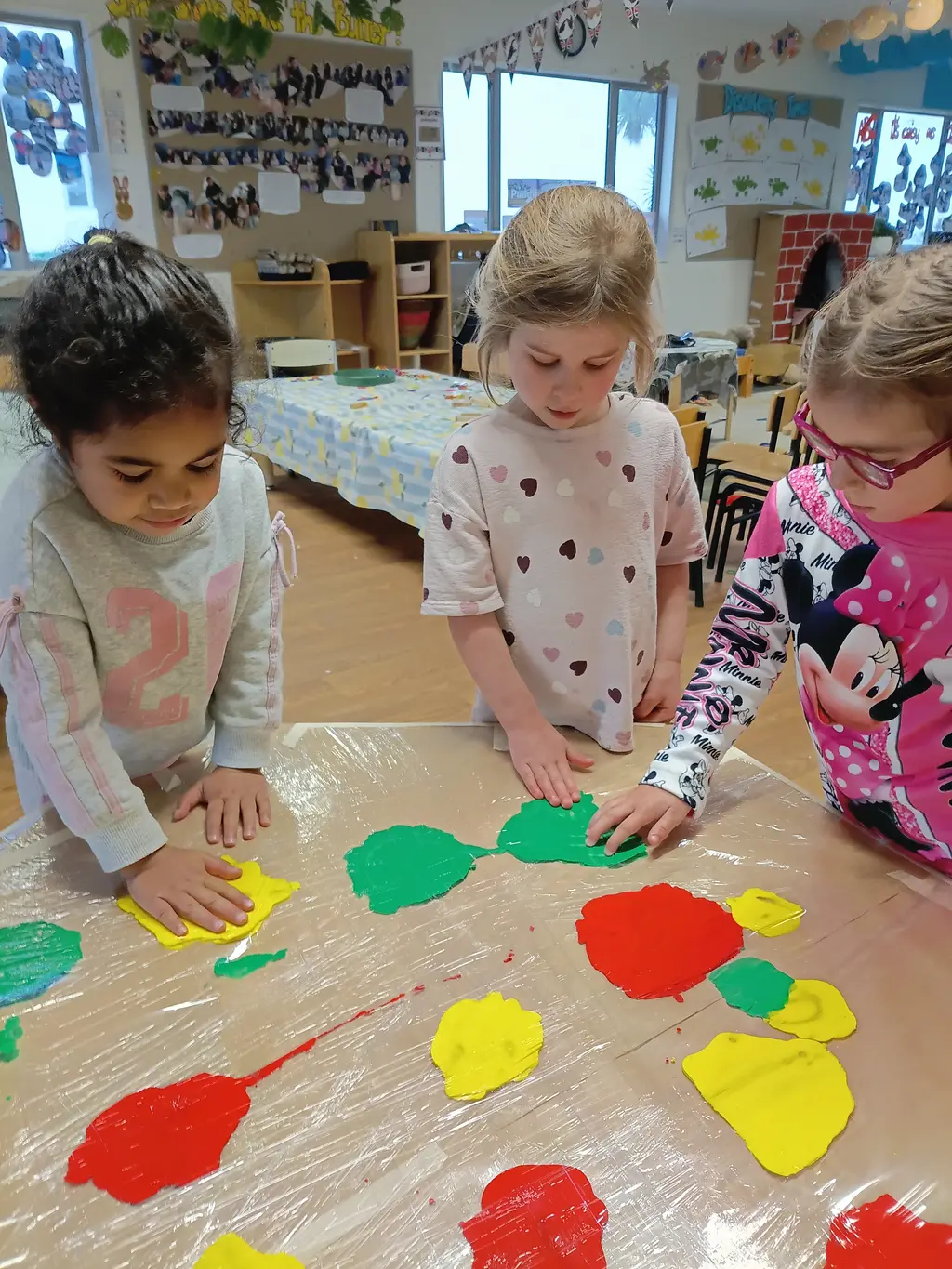 Children participating in school-readiness experiences at Highfield Haven